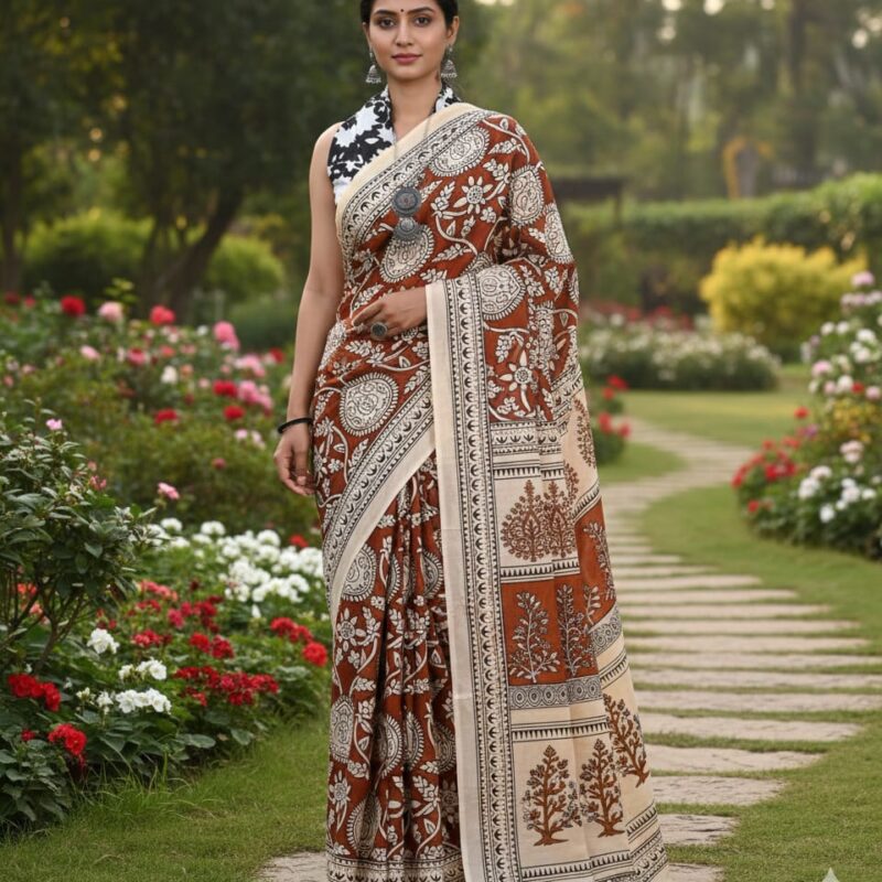 pure soft cotton mulmul saree